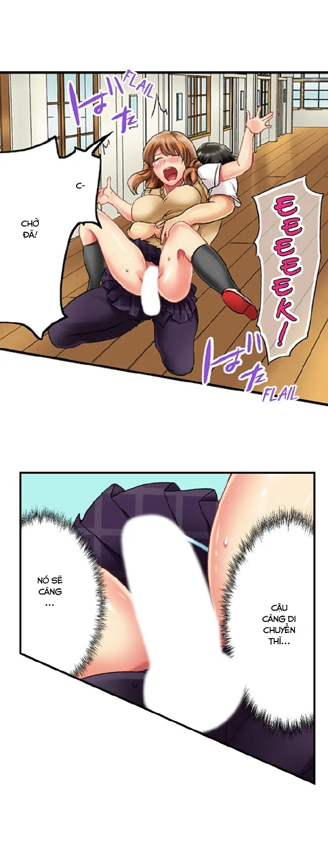 HentaiVN.net - Ảnh 3 - Thánh ngã Ryohei [Zōkin-gake de me no mae no pantsu ni mura~tsu… sonomama sōnyū re chaimashita; 雑巾がけで目の前のパンツにムラッ…そのまま挿入れちゃいました｡;Seeing Her Panties Lets Me Stick In] - Chap 2 cute :3