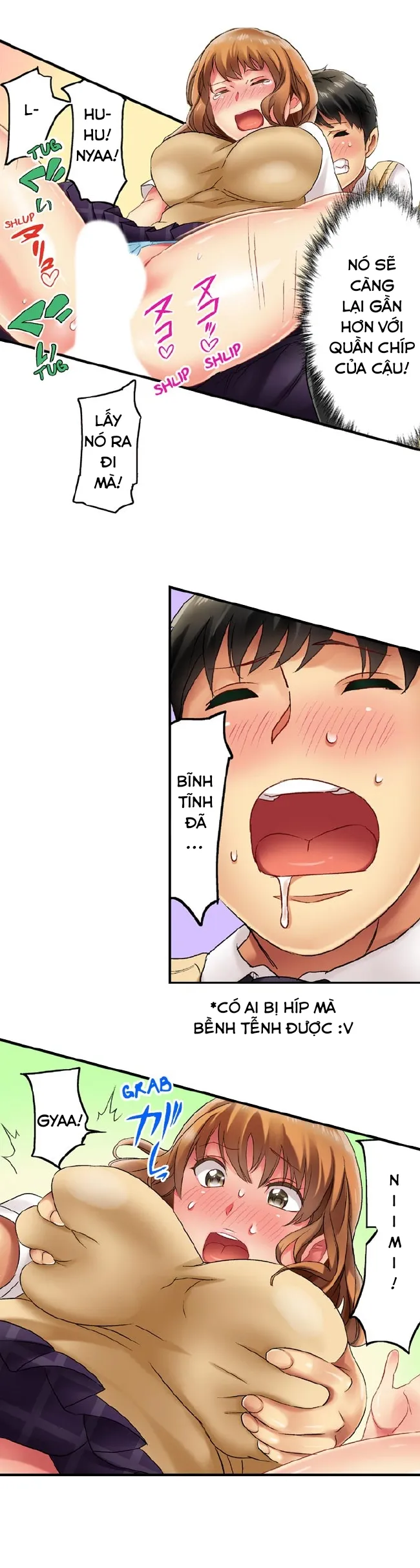HentaiVN.net - Ảnh 4 - Thánh ngã Ryohei [Zōkin-gake de me no mae no pantsu ni mura~tsu… sonomama sōnyū re chaimashita; 雑巾がけで目の前のパンツにムラッ…そのまま挿入れちゃいました｡;Seeing Her Panties Lets Me Stick In] - Chap 2 cute :3