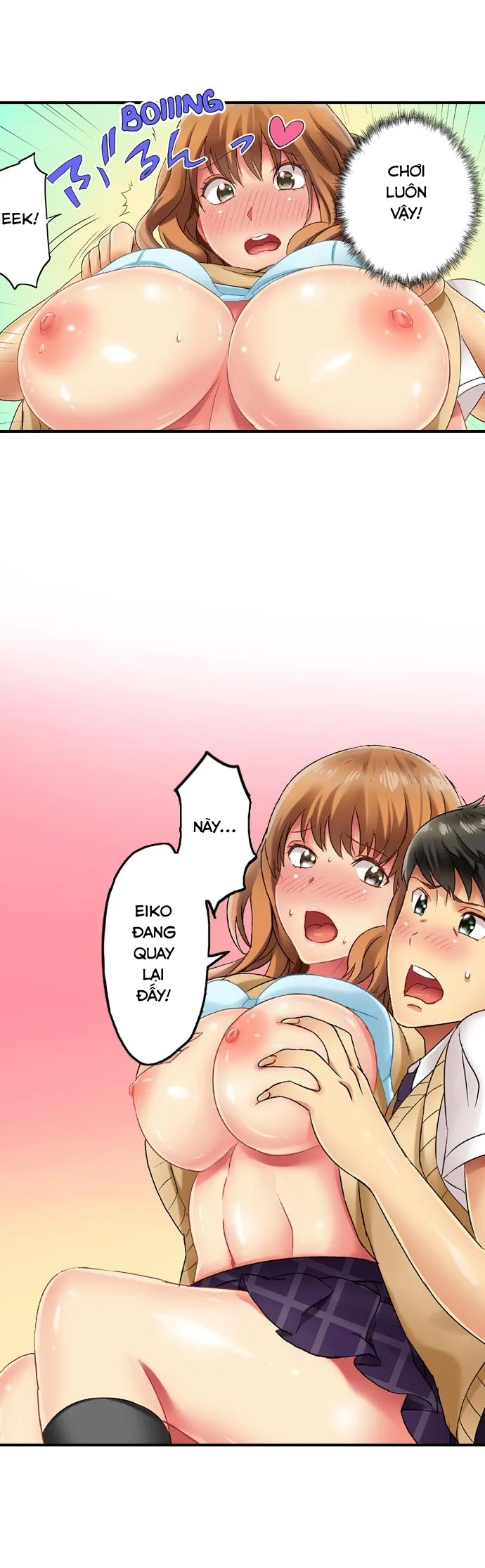 HentaiVN.net - Ảnh 7 - Thánh ngã Ryohei [Zōkin-gake de me no mae no pantsu ni mura~tsu… sonomama sōnyū re chaimashita; 雑巾がけで目の前のパンツにムラッ…そのまま挿入れちゃいました｡;Seeing Her Panties Lets Me Stick In] - Chap 2 cute :3