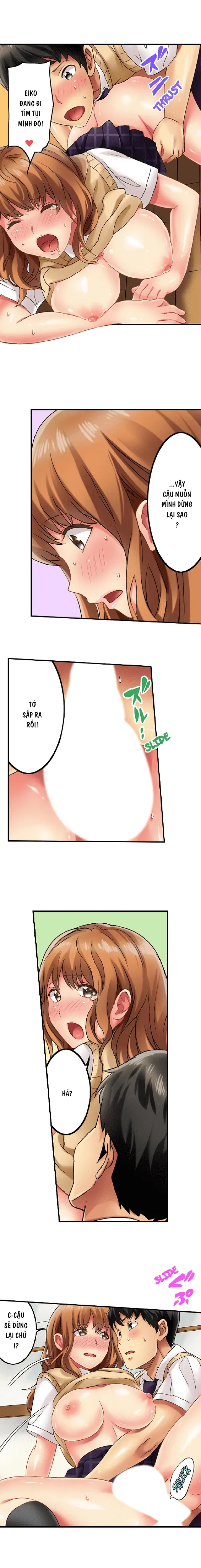 HentaiVN.net - Ảnh 5 - Thánh ngã Ryohei [Zōkin-gake de me no mae no pantsu ni mura~tsu… sonomama sōnyū re chaimashita; 雑巾がけで目の前のパンツにムラッ…そのまま挿入れちゃいました｡;Seeing Her Panties Lets Me Stick In] - Chap 3