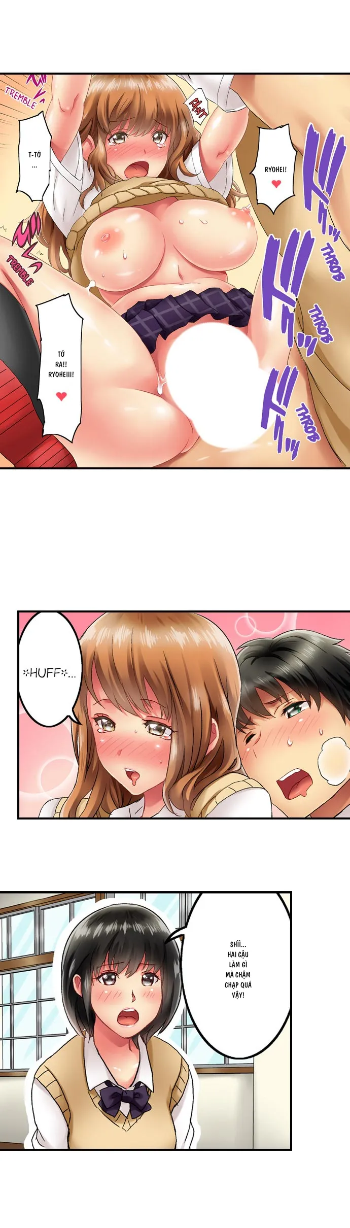 HentaiVN.net - Ảnh 8 - Thánh ngã Ryohei [Zōkin-gake de me no mae no pantsu ni mura~tsu… sonomama sōnyū re chaimashita; 雑巾がけで目の前のパンツにムラッ…そのまま挿入れちゃいました｡;Seeing Her Panties Lets Me Stick In] - Chap 3