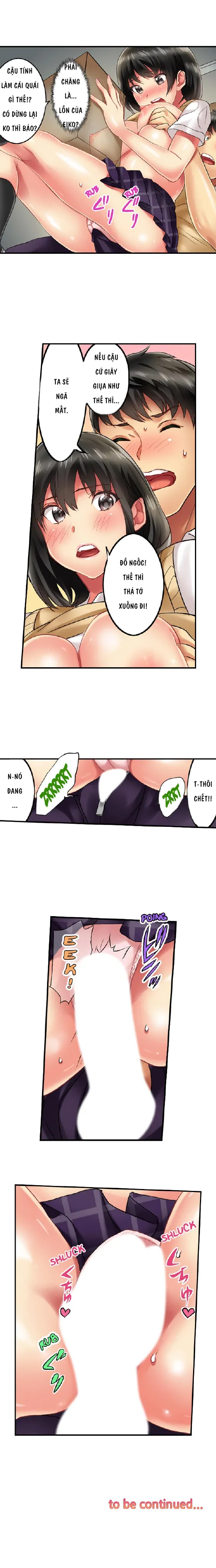 HentaiVN.net - Ảnh 9 - Thánh ngã Ryohei [Zōkin-gake de me no mae no pantsu ni mura~tsu… sonomama sōnyū re chaimashita; 雑巾がけで目の前のパンツにムラッ…そのまま挿入れちゃいました｡;Seeing Her Panties Lets Me Stick In] - Chap 4 cute :3