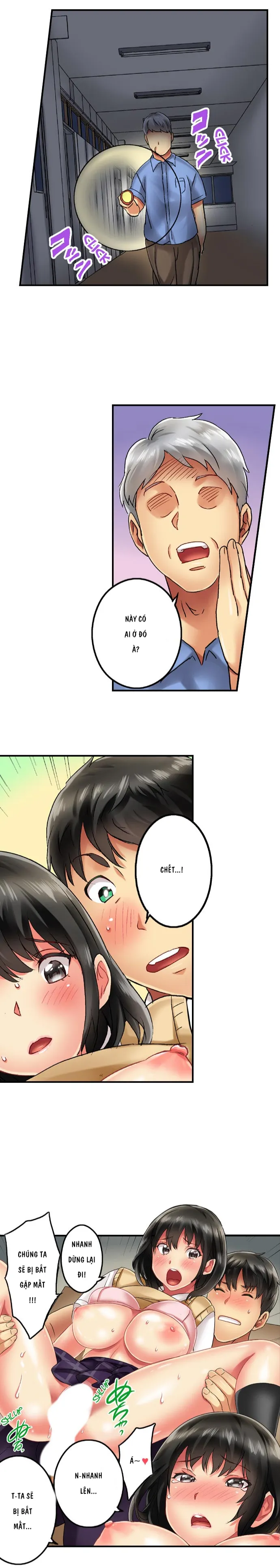 HentaiVN.net - Ảnh 9 - Thánh ngã Ryohei [Zōkin-gake de me no mae no pantsu ni mura~tsu… sonomama sōnyū re chaimashita; 雑巾がけで目の前のパンツにムラッ…そのまま挿入れちゃいました｡;Seeing Her Panties Lets Me Stick In] - Chap 5 cute :3