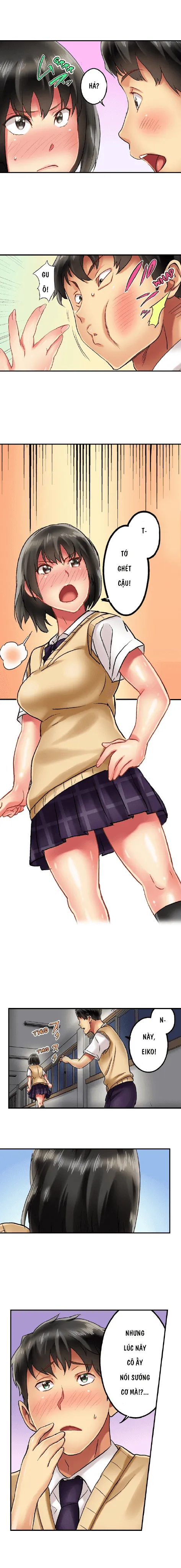 HentaiVN.net - Ảnh 6 - Thánh ngã Ryohei [Zōkin-gake de me no mae no pantsu ni mura~tsu… sonomama sōnyū re chaimashita; 雑巾がけで目の前のパンツにムラッ…そのまま挿入れちゃいました｡;Seeing Her Panties Lets Me Stick In] - Chap 6 Lời mời bất ngờ