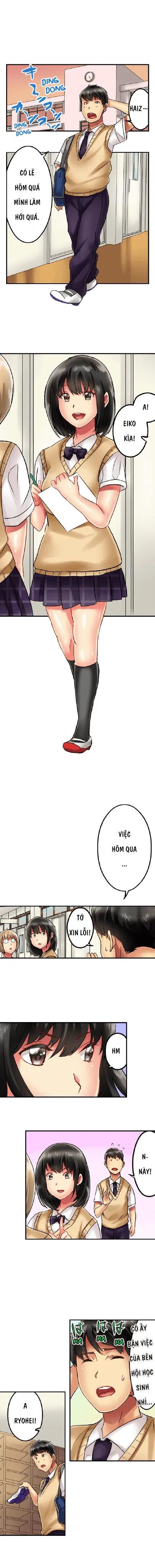 HentaiVN.net - Ảnh 7 - Thánh ngã Ryohei [Zōkin-gake de me no mae no pantsu ni mura~tsu… sonomama sōnyū re chaimashita; 雑巾がけで目の前のパンツにムラッ…そのまま挿入れちゃいました｡;Seeing Her Panties Lets Me Stick In] - Chap 6 Lời mời bất ngờ
