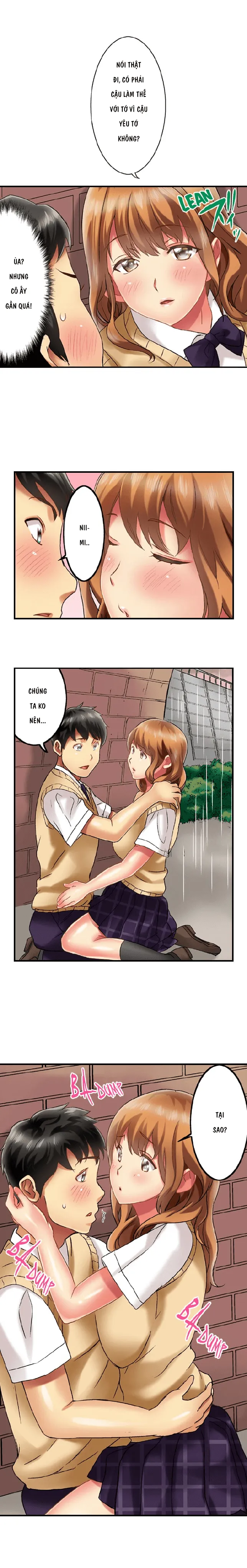 HentaiVN.net - Ảnh 6 - Thánh ngã Ryohei [Zōkin-gake de me no mae no pantsu ni mura~tsu… sonomama sōnyū re chaimashita; 雑巾がけで目の前のパンツにムラッ…そのまま挿入れちゃいました｡;Seeing Her Panties Lets Me Stick In] - Chap 7 Trận mây mưa dưới gầm cầu(P1)