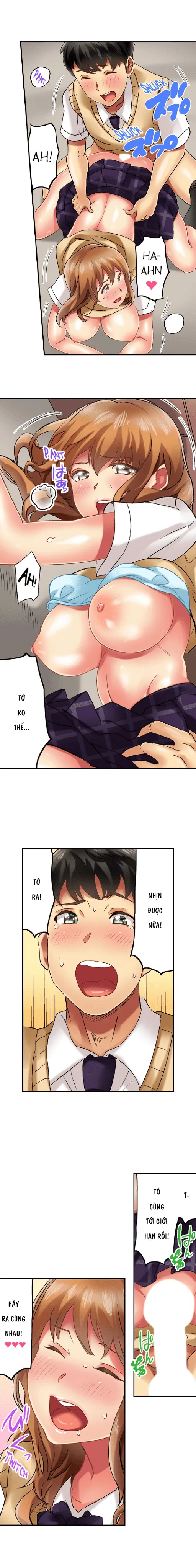 HentaiVN.net - Ảnh 6 - Thánh ngã Ryohei [Zōkin-gake de me no mae no pantsu ni mura~tsu… sonomama sōnyū re chaimashita; 雑巾がけで目の前のパンツにムラッ…そのまま挿入れちゃいました｡;Seeing Her Panties Lets Me Stick In] - Chap 9 Bị phát hiện??