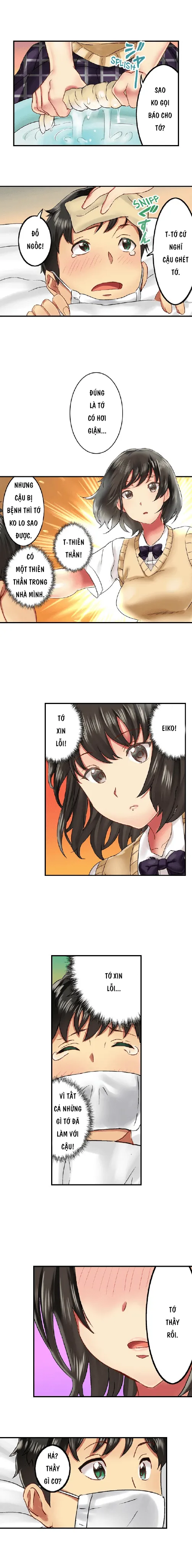 HentaiVN.net - Ảnh 3 - Thánh ngã Ryohei [Zōkin-gake de me no mae no pantsu ni mura~tsu… sonomama sōnyū re chaimashita; 雑巾がけで目の前のパンツにムラッ…そのまま挿入れちゃいました｡;Seeing Her Panties Lets Me Stick In] - Chap 10