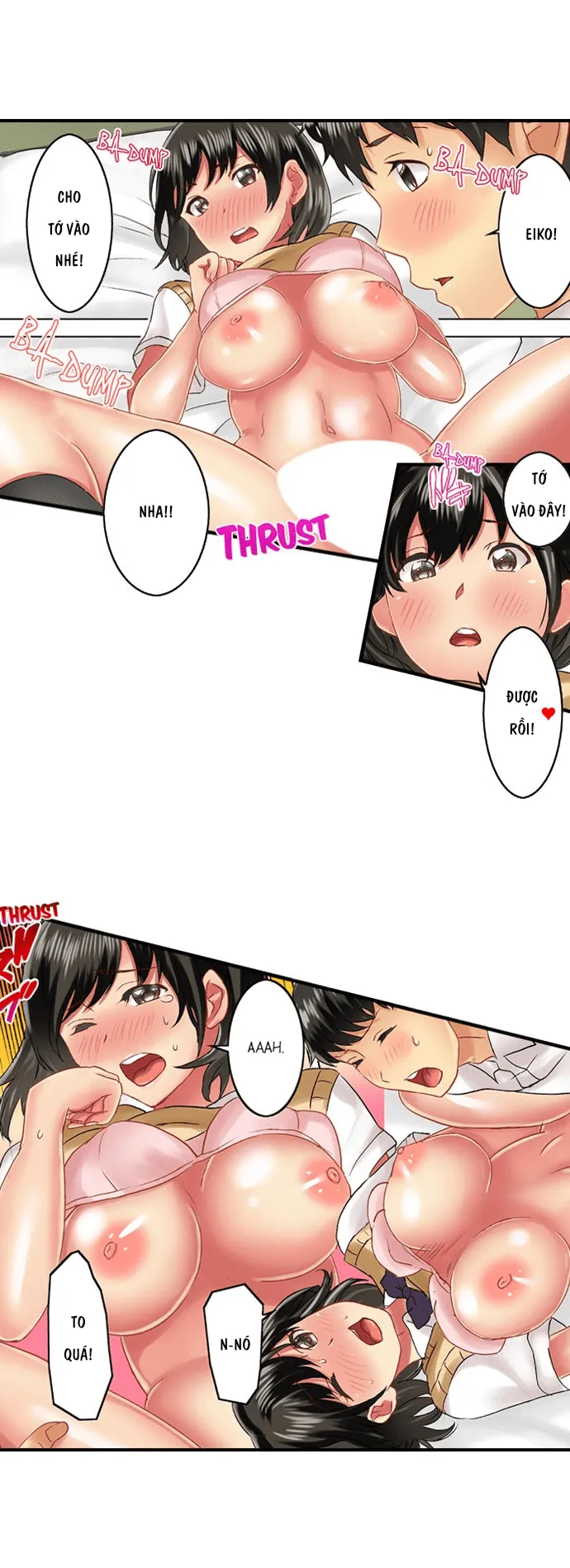 HentaiVN.net - Ảnh 7 - Thánh ngã Ryohei [Zōkin-gake de me no mae no pantsu ni mura~tsu… sonomama sōnyū re chaimashita; 雑巾がけで目の前のパンツにムラッ…そのまま挿入れちゃいました｡;Seeing Her Panties Lets Me Stick In] - Chap 11