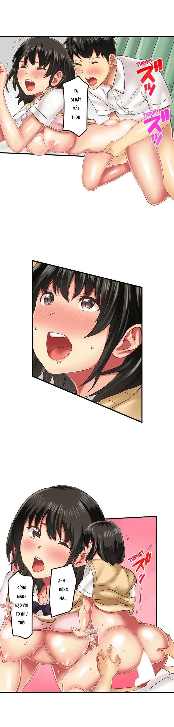 HentaiVN.net - Ảnh 4 - Thánh ngã Ryohei [Zōkin-gake de me no mae no pantsu ni mura~tsu… sonomama sōnyū re chaimashita; 雑巾がけで目の前のパンツにムラッ…そのまま挿入れちゃいました｡;Seeing Her Panties Lets Me Stick In] - Chap 12- Bị gank