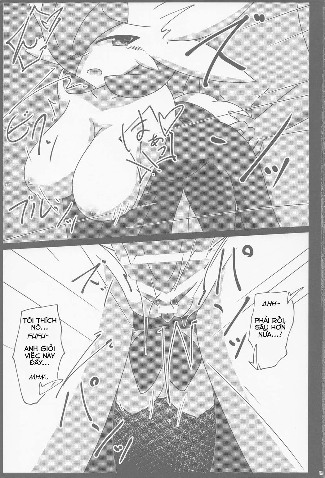 HentaiVN.net - Ảnh 14 - Phù thủy đêm trăng sáng [Witch's Moonlit Night] - Oneshot