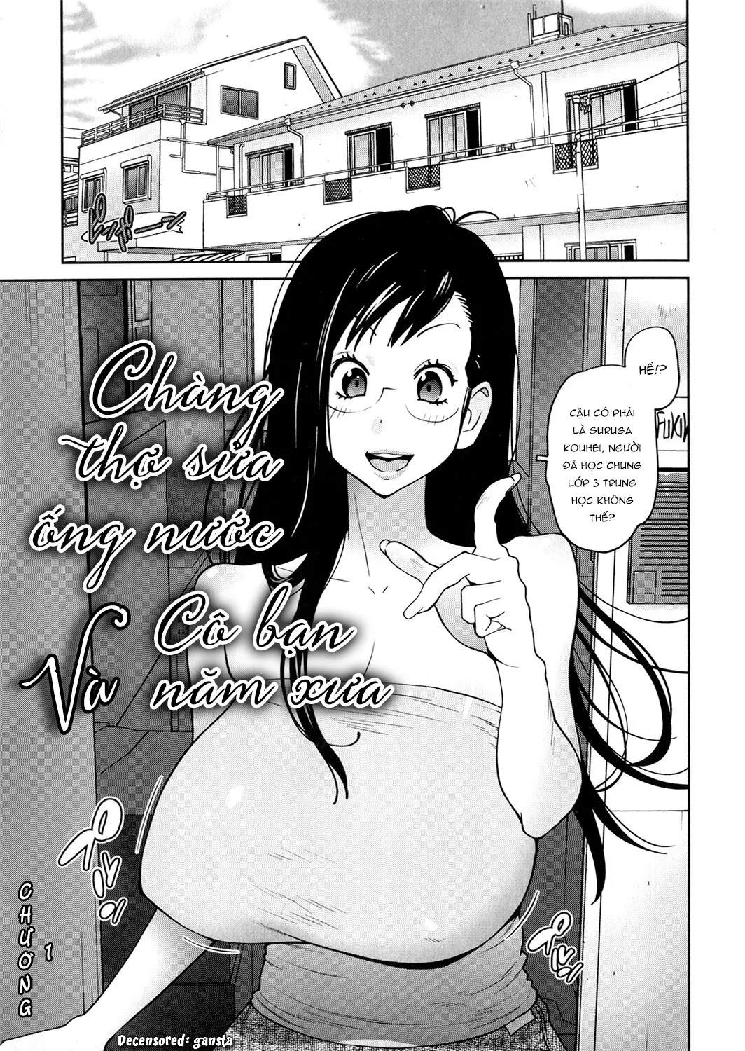 HentaiVN.net - Ảnh 6 - Chàng thợ sửa ống nước và cô bạn năm xưa [Anoko to Apaman; That girl and the Handyman] - Chap 1