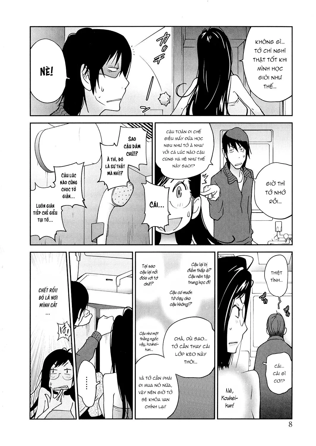 HentaiVN.net - Ảnh 9 - Chàng thợ sửa ống nước và cô bạn năm xưa [Anoko to Apaman; That girl and the Handyman] - Chap 1