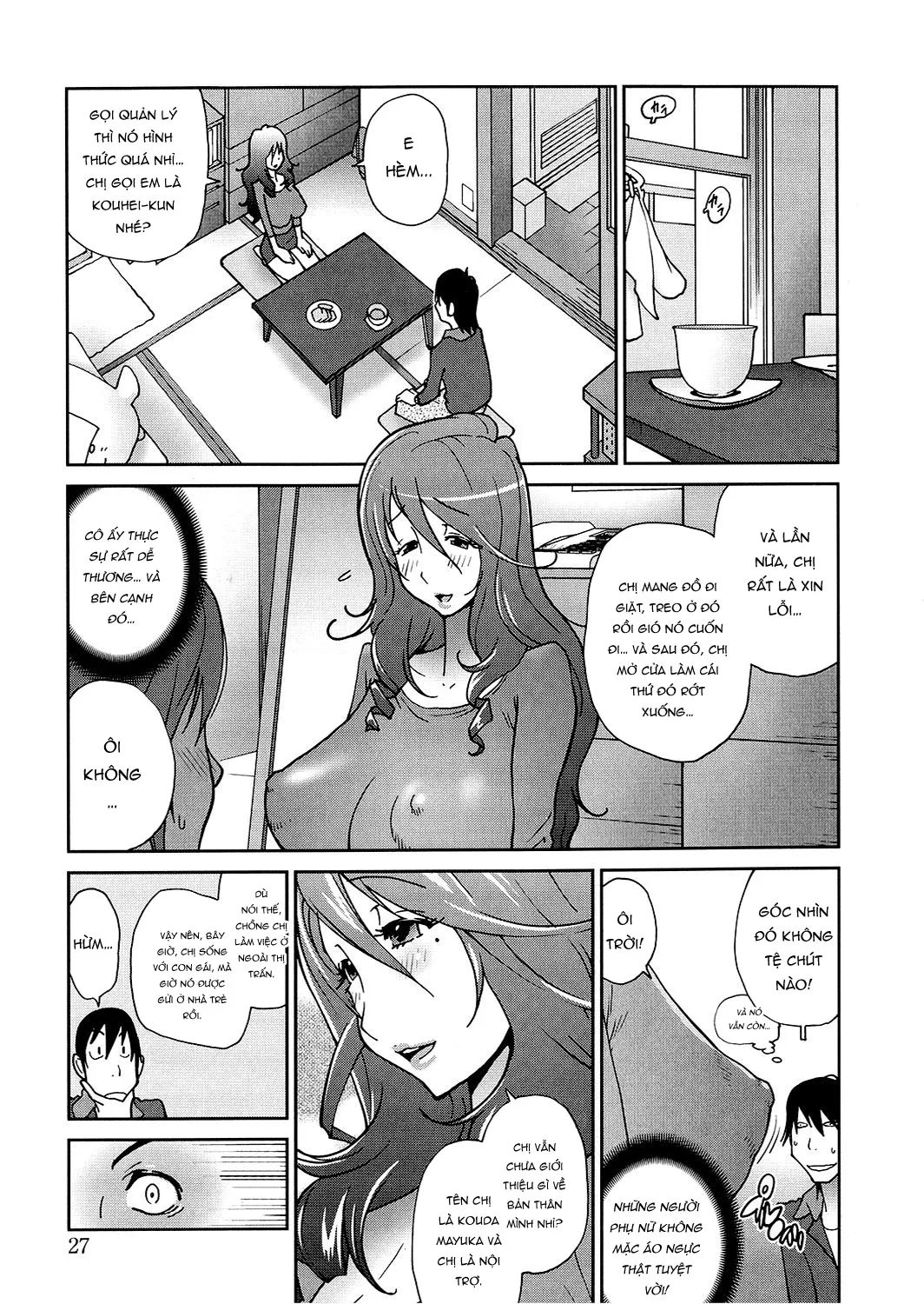 HentaiVN.net - Ảnh 4 - Chàng thợ sửa ống nước và cô bạn năm xưa [Anoko to Apaman; That girl and the Handyman] - Chap 2