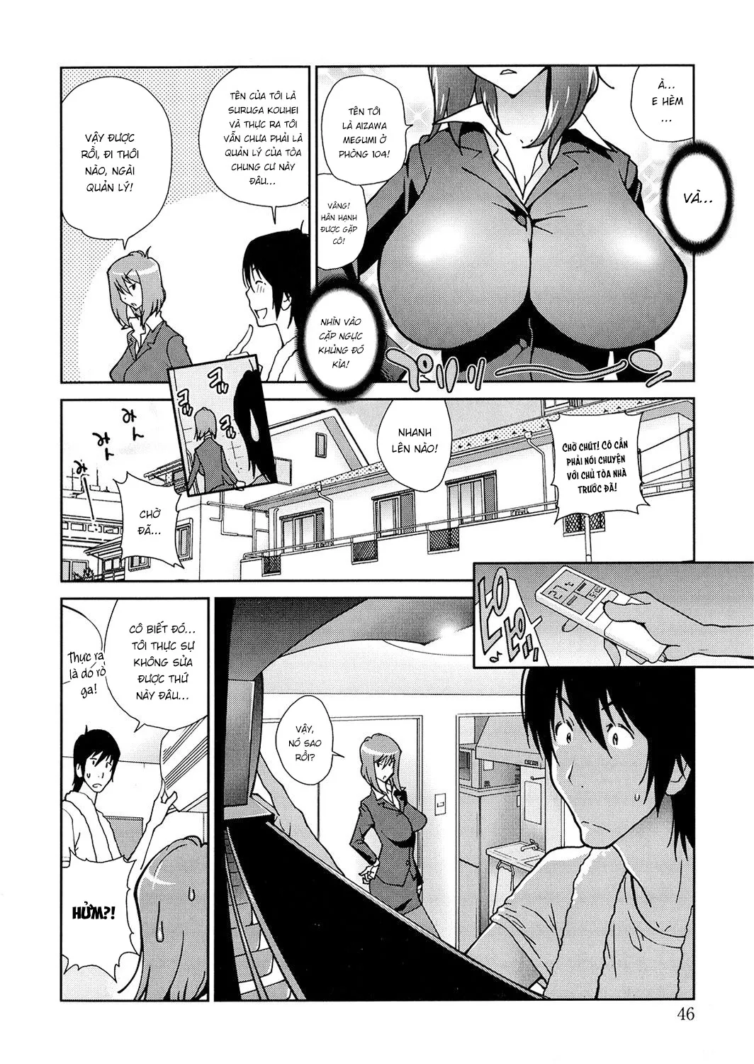 HentaiVN.net - Ảnh 3 - Chàng thợ sửa ống nước và cô bạn năm xưa [Anoko to Apaman; That girl and the Handyman] - Chap 3