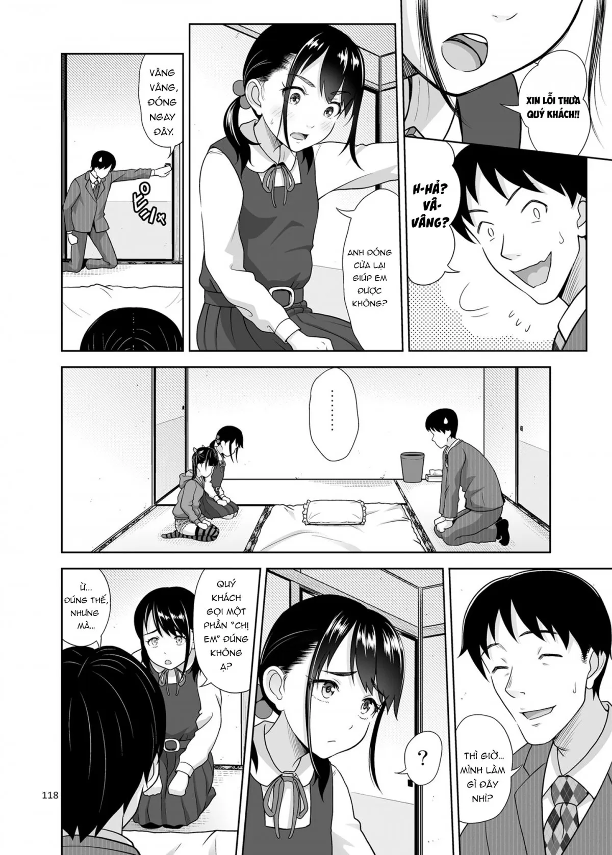 HentaiVN.net - Ảnh 11 - Cửa hàng bán đặc sản [Shimaidon Itadakimasu to Yorozu na Shoujo no Soushuuhen, Sister Platter Bon Appetit, A Taste of the Two Sisters Bowl] - Chap 1: 2 chị em