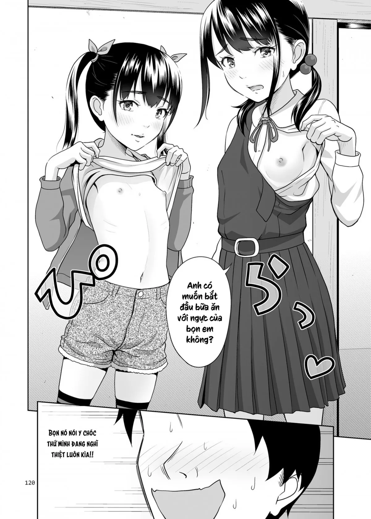 HentaiVN.net - Ảnh 13 - Cửa hàng bán đặc sản [Shimaidon Itadakimasu to Yorozu na Shoujo no Soushuuhen, Sister Platter Bon Appetit, A Taste of the Two Sisters Bowl] - Chap 1: 2 chị em