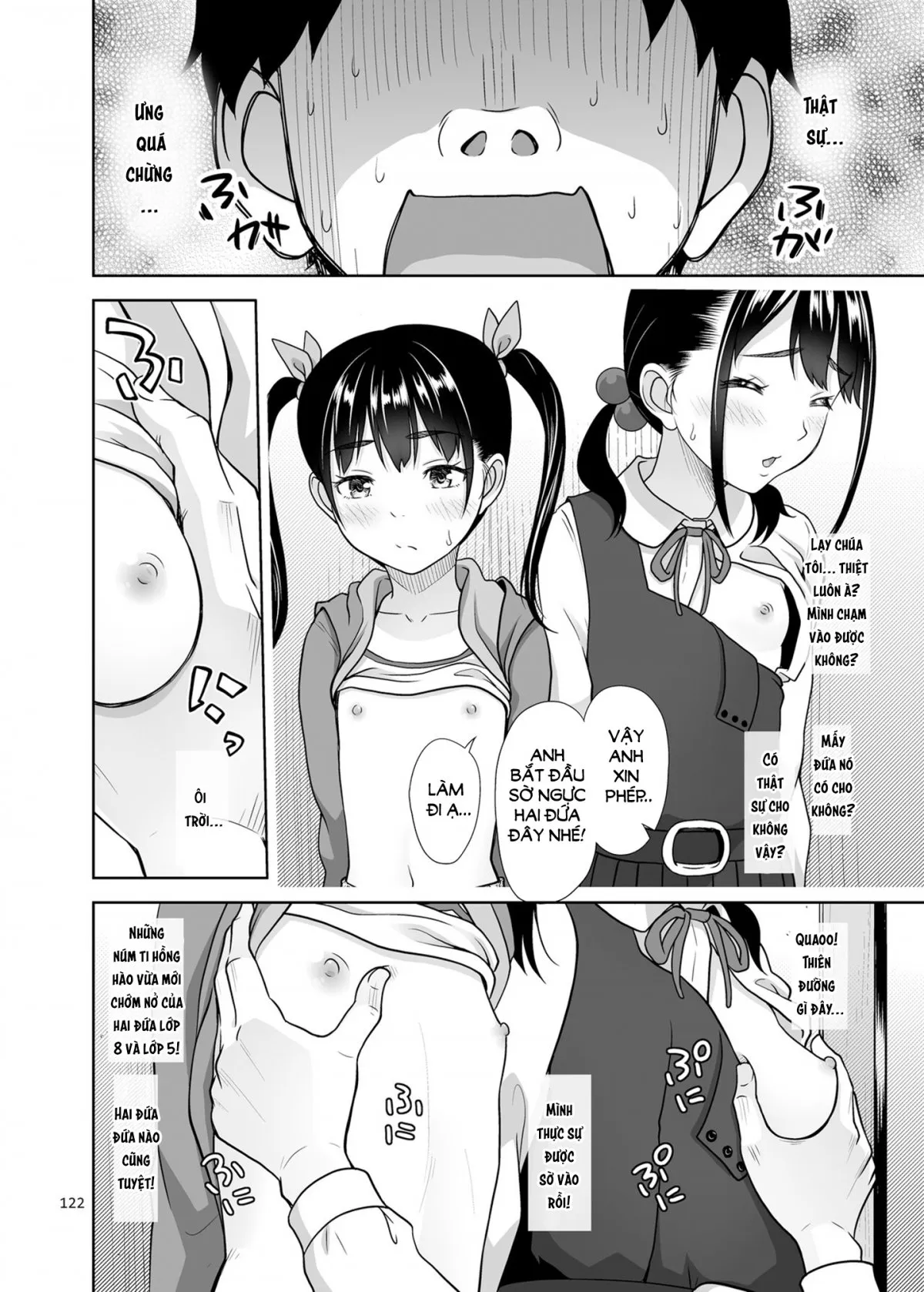 HentaiVN.net - Ảnh 15 - Cửa hàng bán đặc sản [Shimaidon Itadakimasu to Yorozu na Shoujo no Soushuuhen, Sister Platter Bon Appetit, A Taste of the Two Sisters Bowl] - Chap 1: 2 chị em