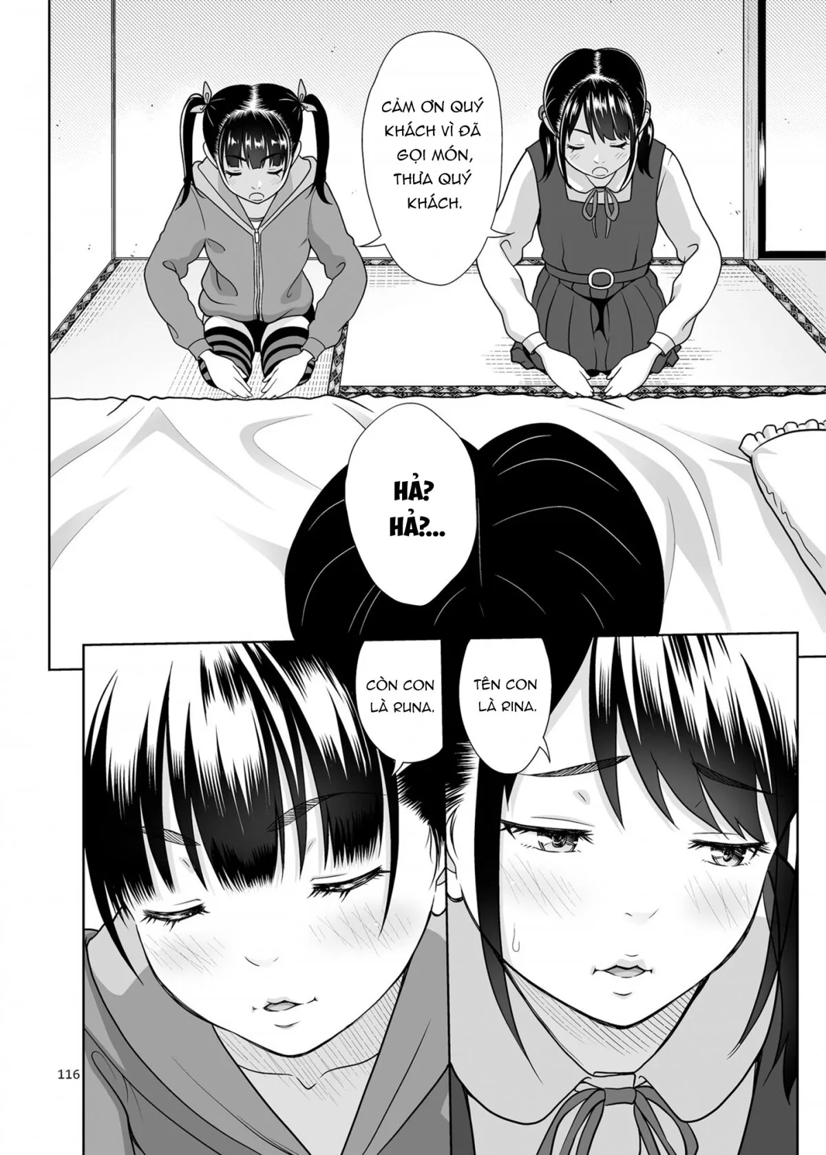 HentaiVN.net - Ảnh 9 - Cửa hàng bán đặc sản [Shimaidon Itadakimasu to Yorozu na Shoujo no Soushuuhen, Sister Platter Bon Appetit, A Taste of the Two Sisters Bowl] - Chap 1: 2 chị em