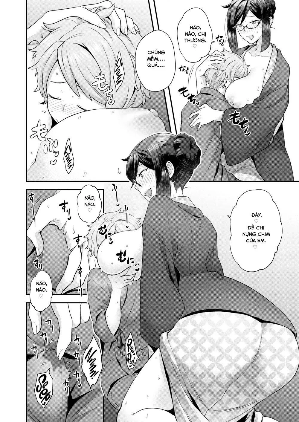 HentaiVN.net - Ảnh 12 - Chủ tịch Cá Chà Bặc giả vờ ngây thơ và cái kết [Ahh! Ryokan of Desire] - Oneshot