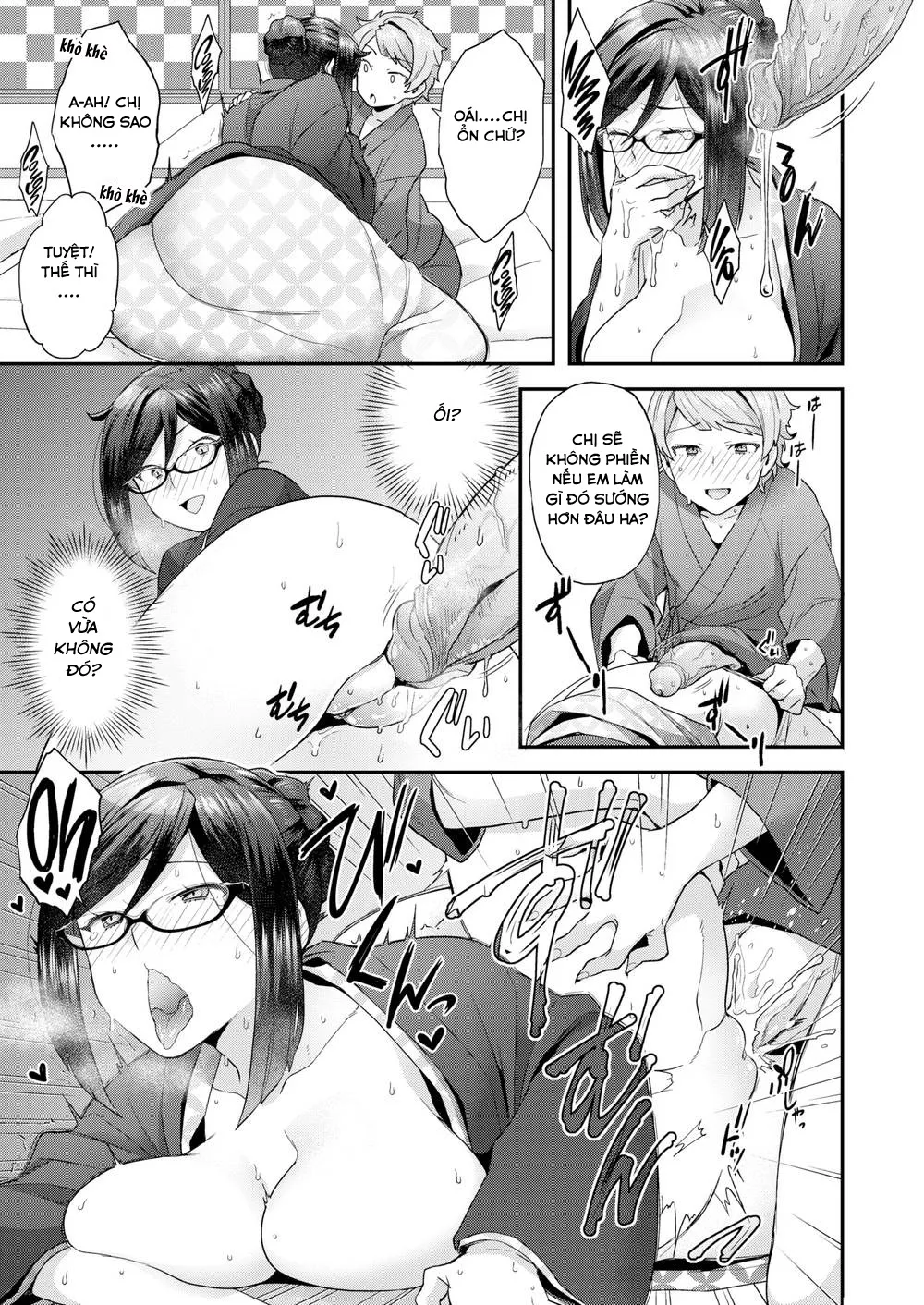 HentaiVN.net - Ảnh 17 - Chủ tịch Cá Chà Bặc giả vờ ngây thơ và cái kết [Ahh! Ryokan of Desire] - Oneshot