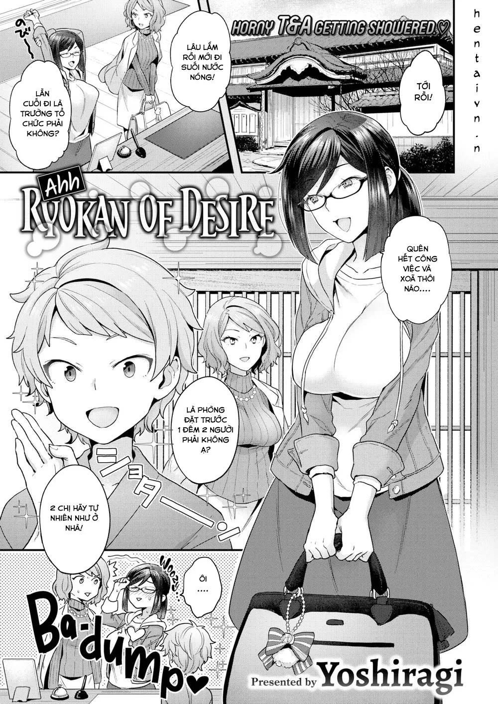 HentaiVN.net - Ảnh 3 - Chủ tịch Cá Chà Bặc giả vờ ngây thơ và cái kết [Ahh! Ryokan of Desire] - Oneshot