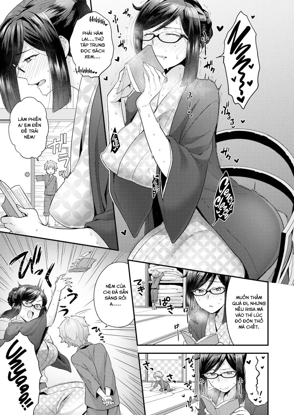 HentaiVN.net - Ảnh 7 - Chủ tịch Cá Chà Bặc giả vờ ngây thơ và cái kết [Ahh! Ryokan of Desire] - Oneshot