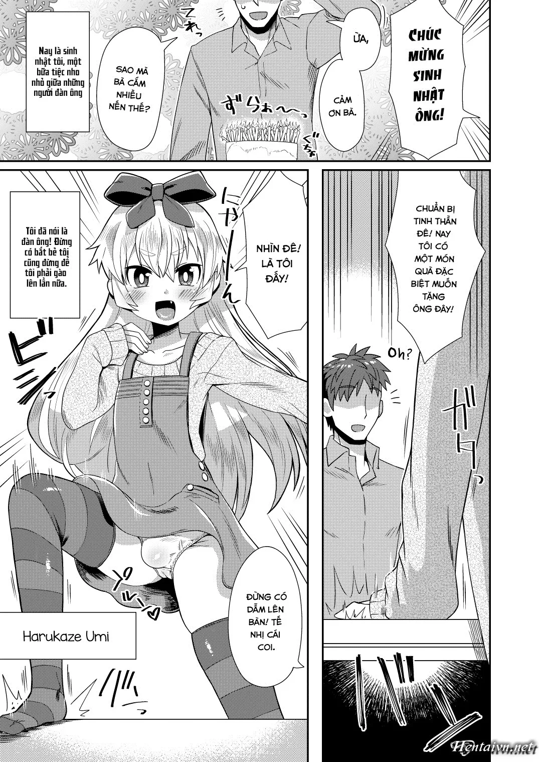 HentaiVN.net - Ảnh 3 - Khoảng cách lớn lao giữa cơ thể chúng tôi [Taikakusa ga Aru kara tte H Shinai Wake Nai daro!] - Oneshot