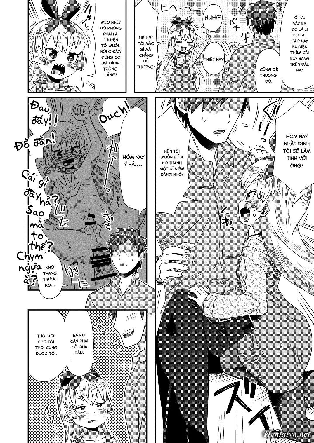 HentaiVN.net - Ảnh 4 - Khoảng cách lớn lao giữa cơ thể chúng tôi [Taikakusa ga Aru kara tte H Shinai Wake Nai daro!] - Oneshot