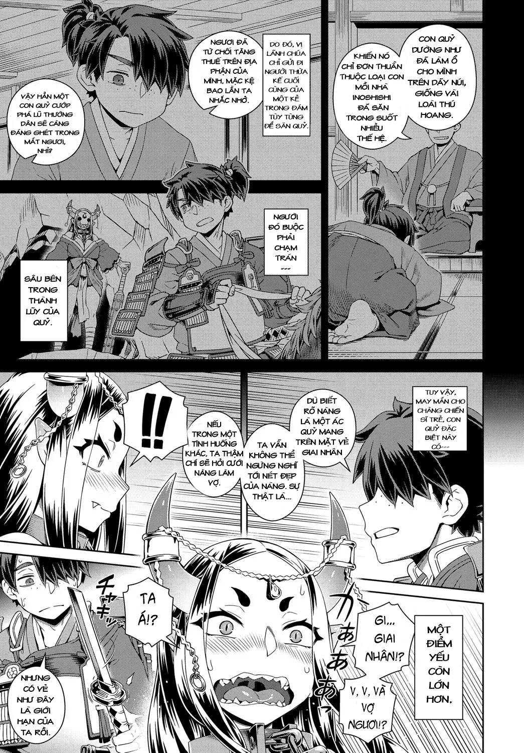 HentaiVN.net - Ảnh 4 - Người Đẹp Quỷ Yêu Dấu Của Tôi [Aien Kien | My Beloved Oni Beauty] - Oneshot