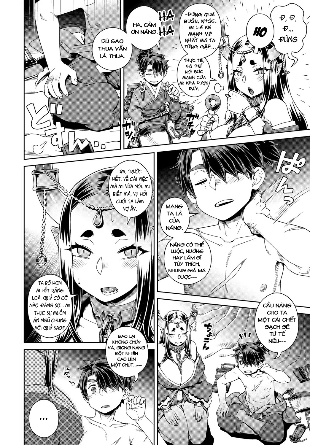 HentaiVN.net - Ảnh 5 - Người Đẹp Quỷ Yêu Dấu Của Tôi [Aien Kien | My Beloved Oni Beauty] - Oneshot