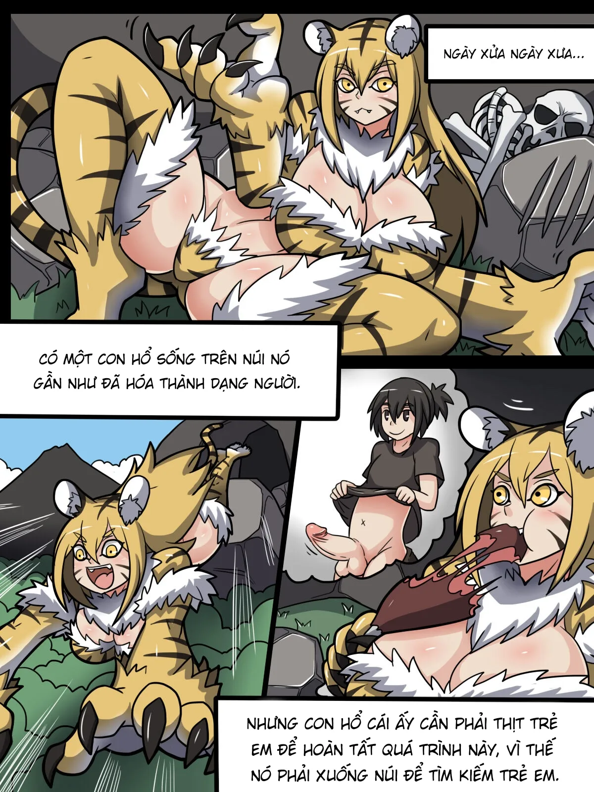 HentaiVN.net - Ảnh 3 - Dì Hổ [Aunt Tigress] - Oneshot