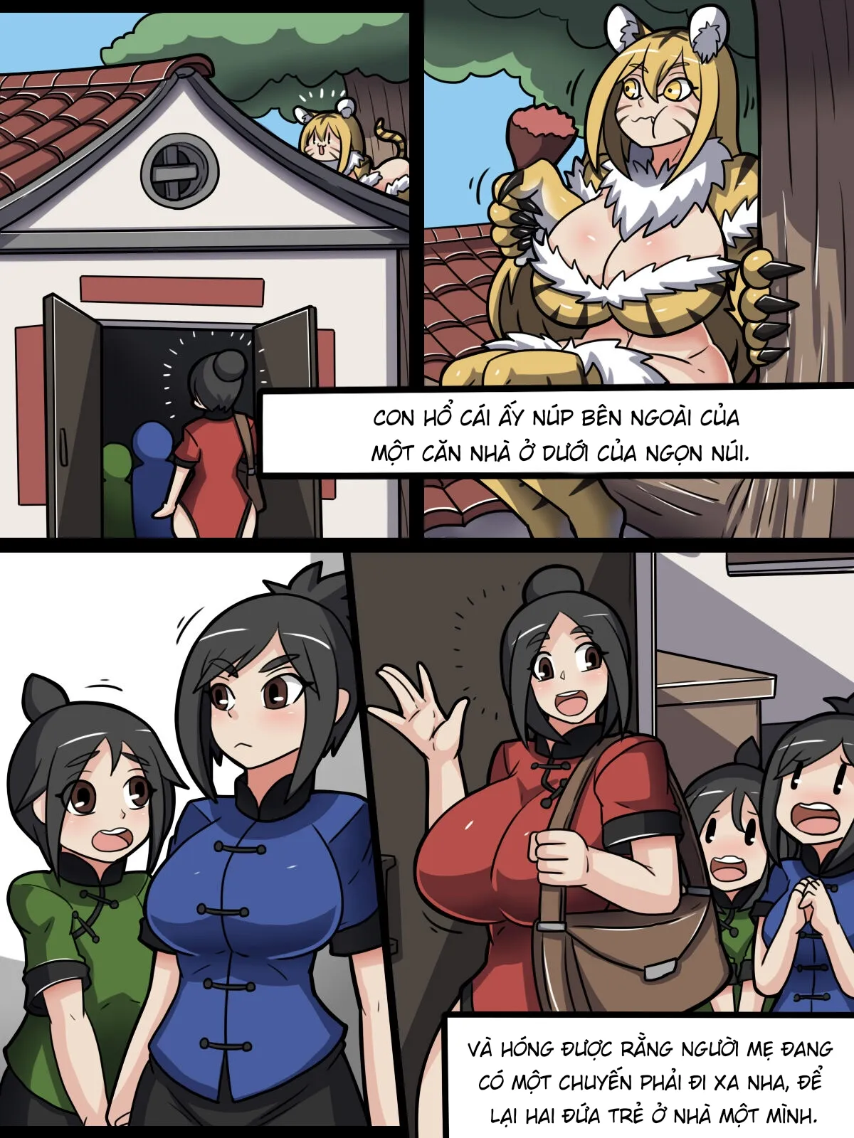 HentaiVN.net - Ảnh 4 - Dì Hổ [Aunt Tigress] - Oneshot