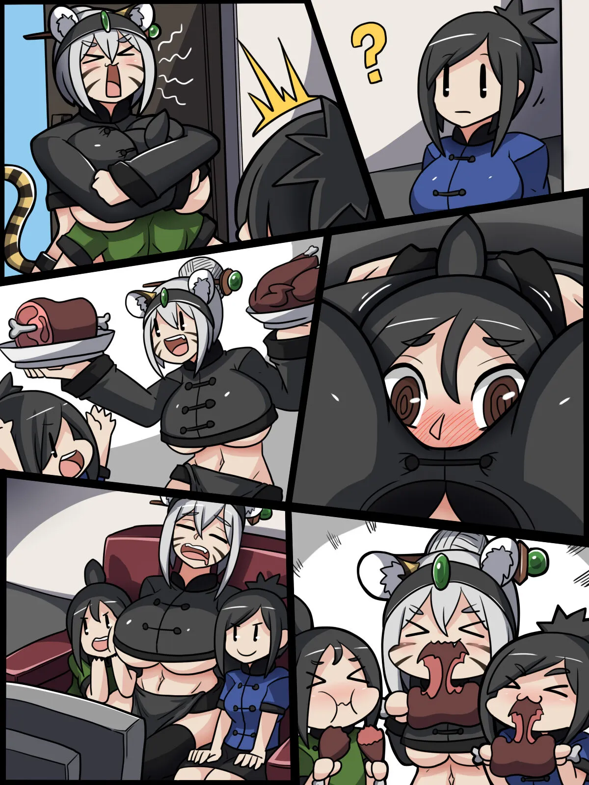 HentaiVN.net - Ảnh 6 - Dì Hổ [Aunt Tigress] - Oneshot