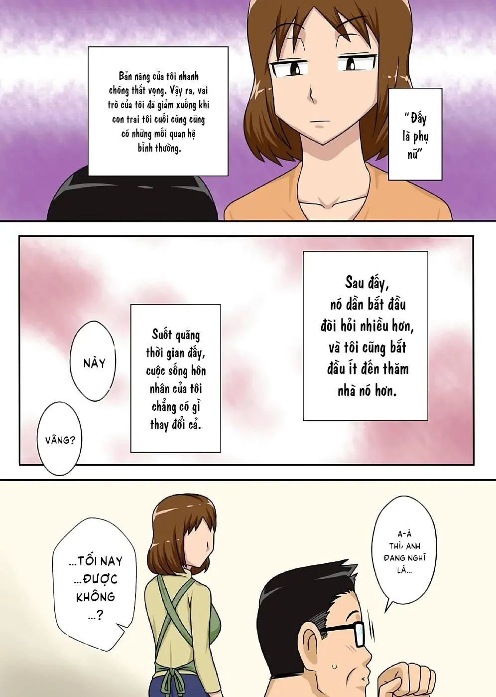 HentaiVN.net - Ảnh 25 - Toiu wake de Kaa-san to Kyou mo Bed no Uede, Hada o Awaseru Omo ni Hageshiku - Chap 1