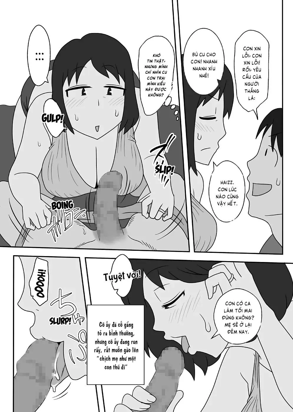 HentaiVN.net - Ảnh 25 - Toiu wake de Kaa-san to Kyou mo Bed no Uede, Hada o Awaseru Omo ni Hageshiku - Chap 2