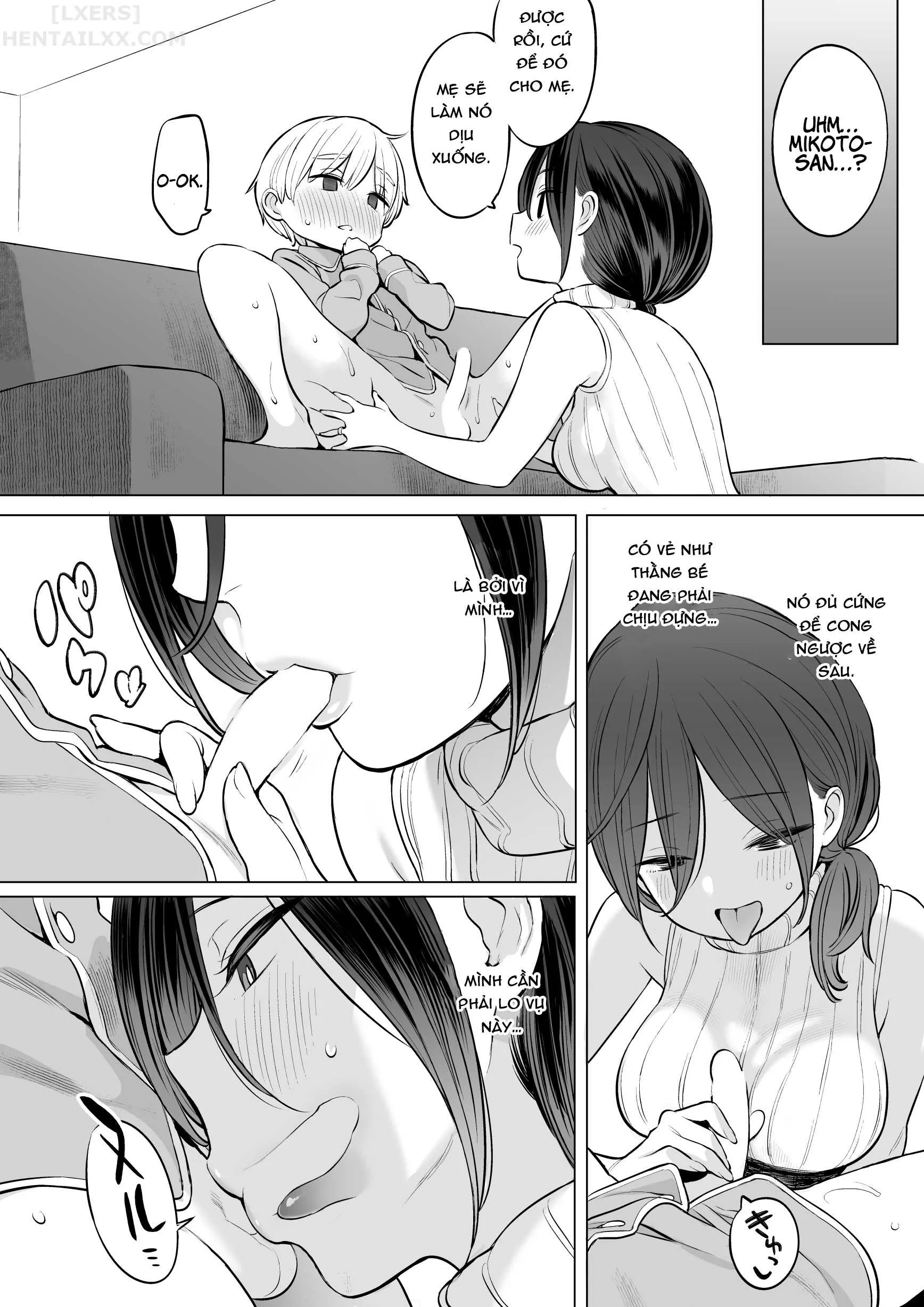 HentaiVN.net - Ảnh 19 - Ryouta-Kun Ejaculated For The First Time Using His Stepmom [Okaa-San De Seitsuu Shichatta Ryouta-Kun] - Oneshot