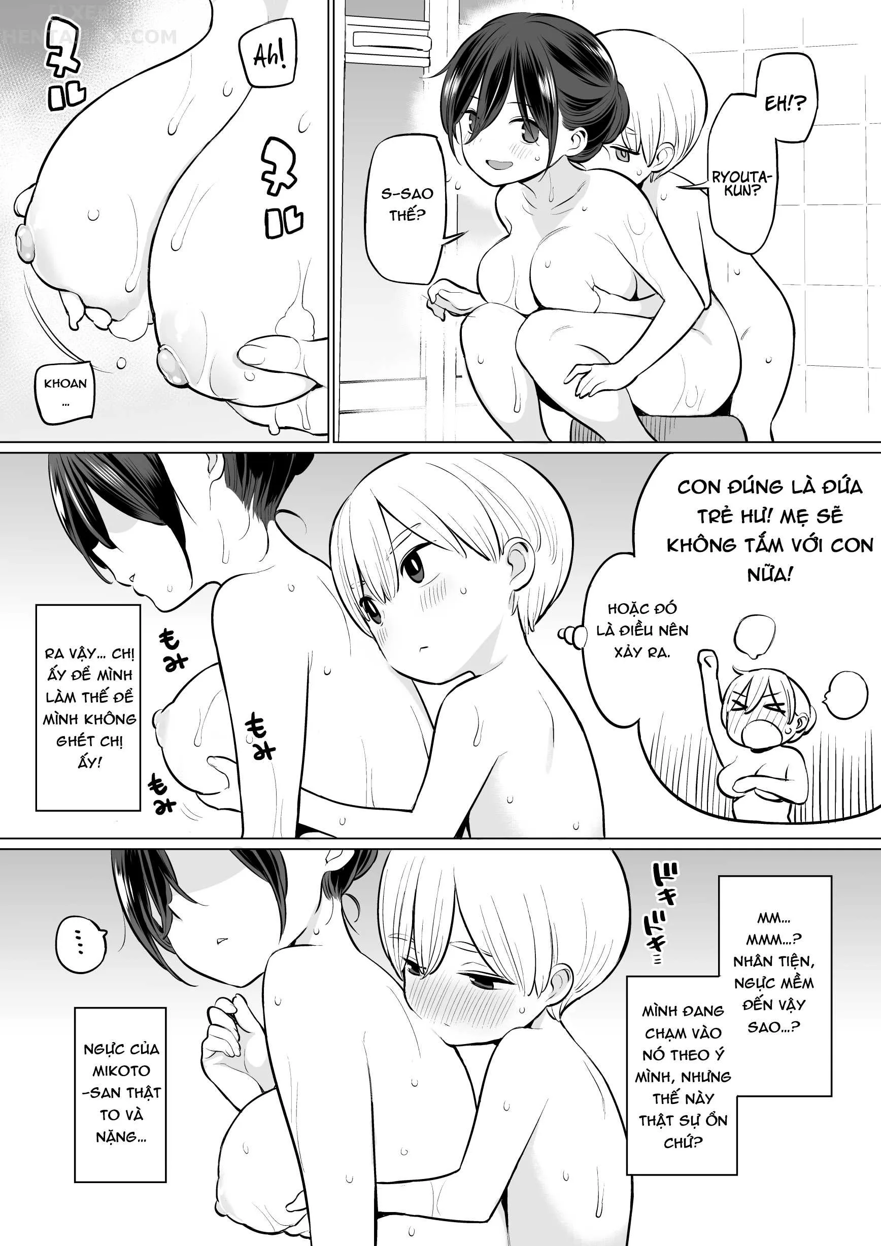HentaiVN.net - Ảnh 8 - Ryouta-Kun Ejaculated For The First Time Using His Stepmom [Okaa-San De Seitsuu Shichatta Ryouta-Kun] - Oneshot