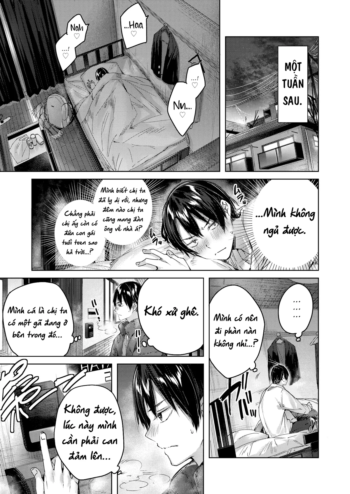 HentaiVN.net - Ảnh 4 - Nàng hàng xóm ẩm ướt - Oneshot