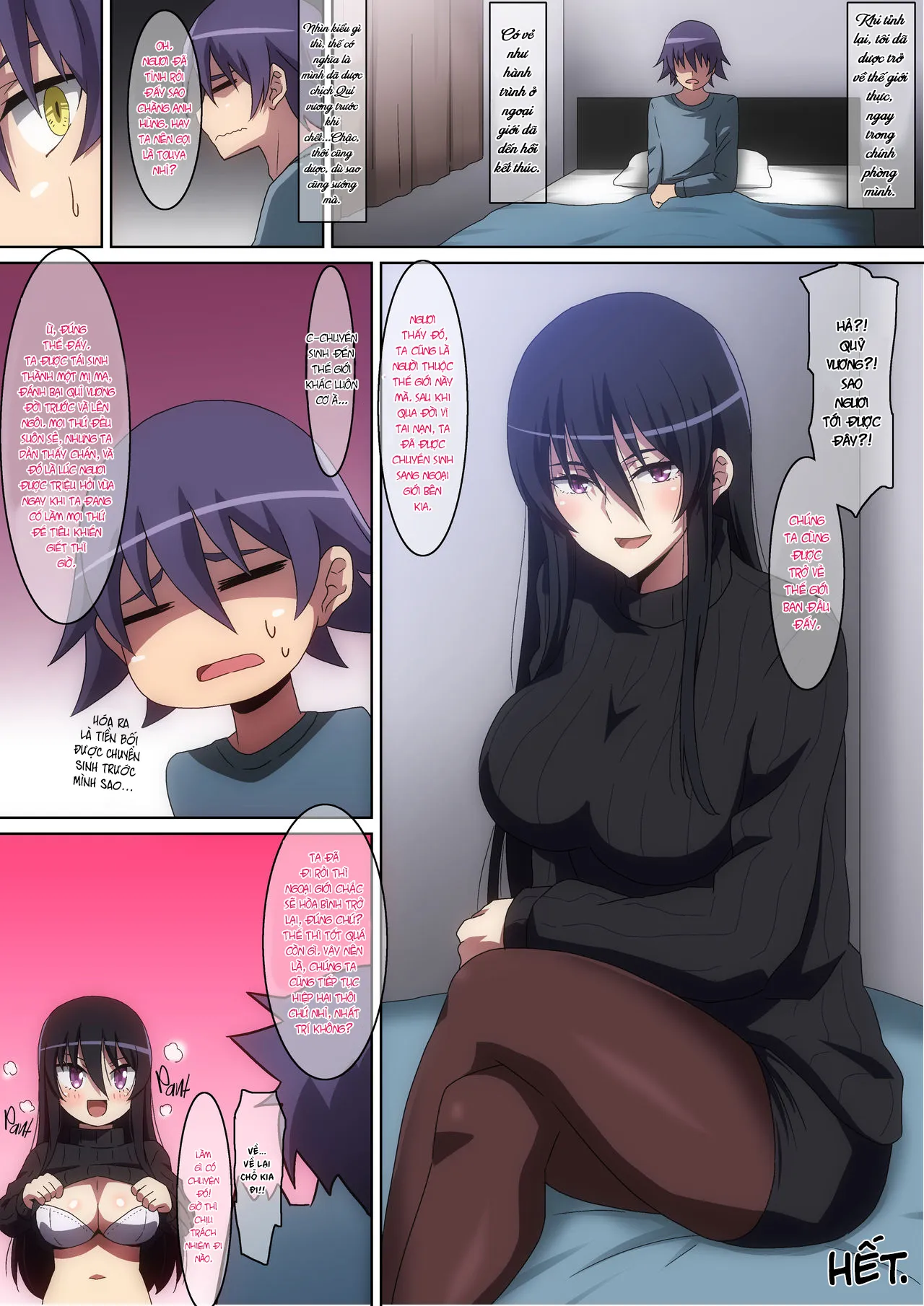 HentaiVN.net - Ảnh 20 - Maou-sama to Shoukan Yuusha [The Demon Lord and the Summoned Hero] - Oneshot full màu art đẹp