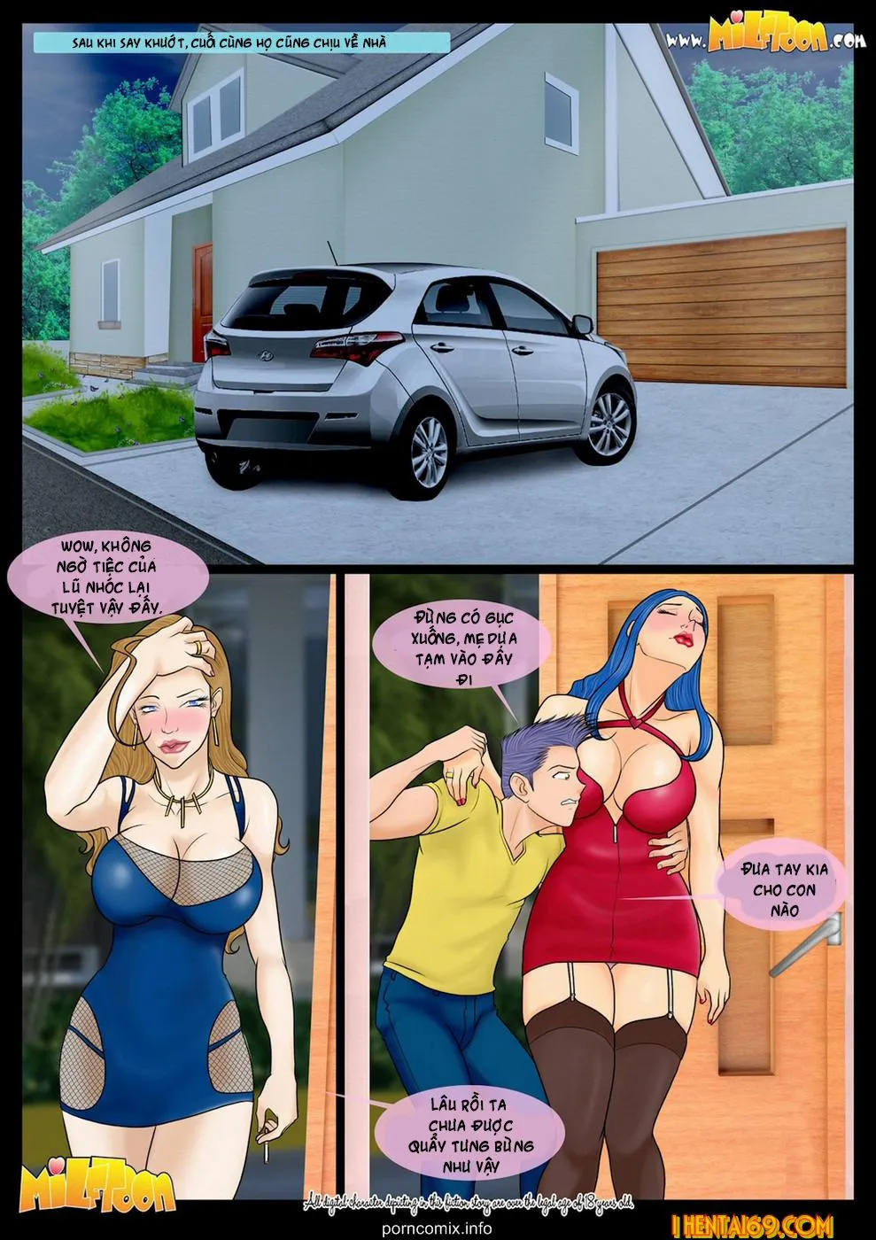 HentaiVN.net - Ảnh 5 - Milftoon - The Party - Oneshot [Không che]