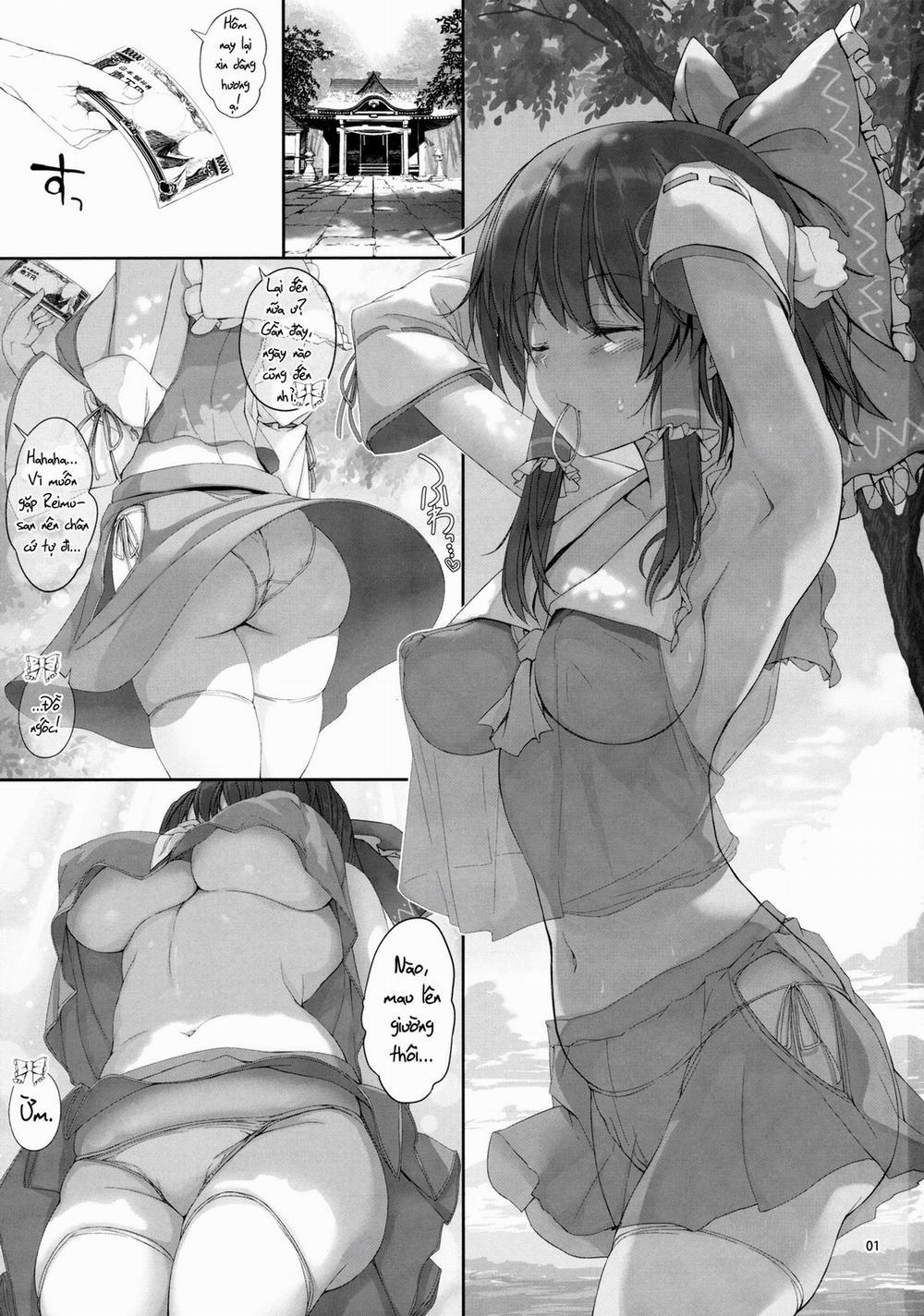 HentaiVN.net - Ảnh 3 - Cuộc sống tình tứ với Reimu! (Touhou) [Reimu to Love Love Life! (Touhou Project); 霊夢とラブラブライフ! (東方Project)] - Oneshot