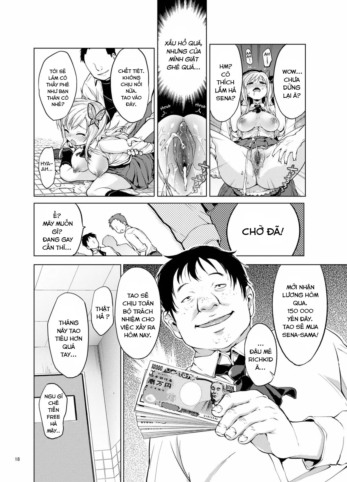 HentaiVN.net - Ảnh 18 - Bị Cưỡng Bức Thật Vui~ (Boku Wa Tomodachi Ga Sukunai) [Hagasuki – I very much like rape] - OneShot [Không Che]