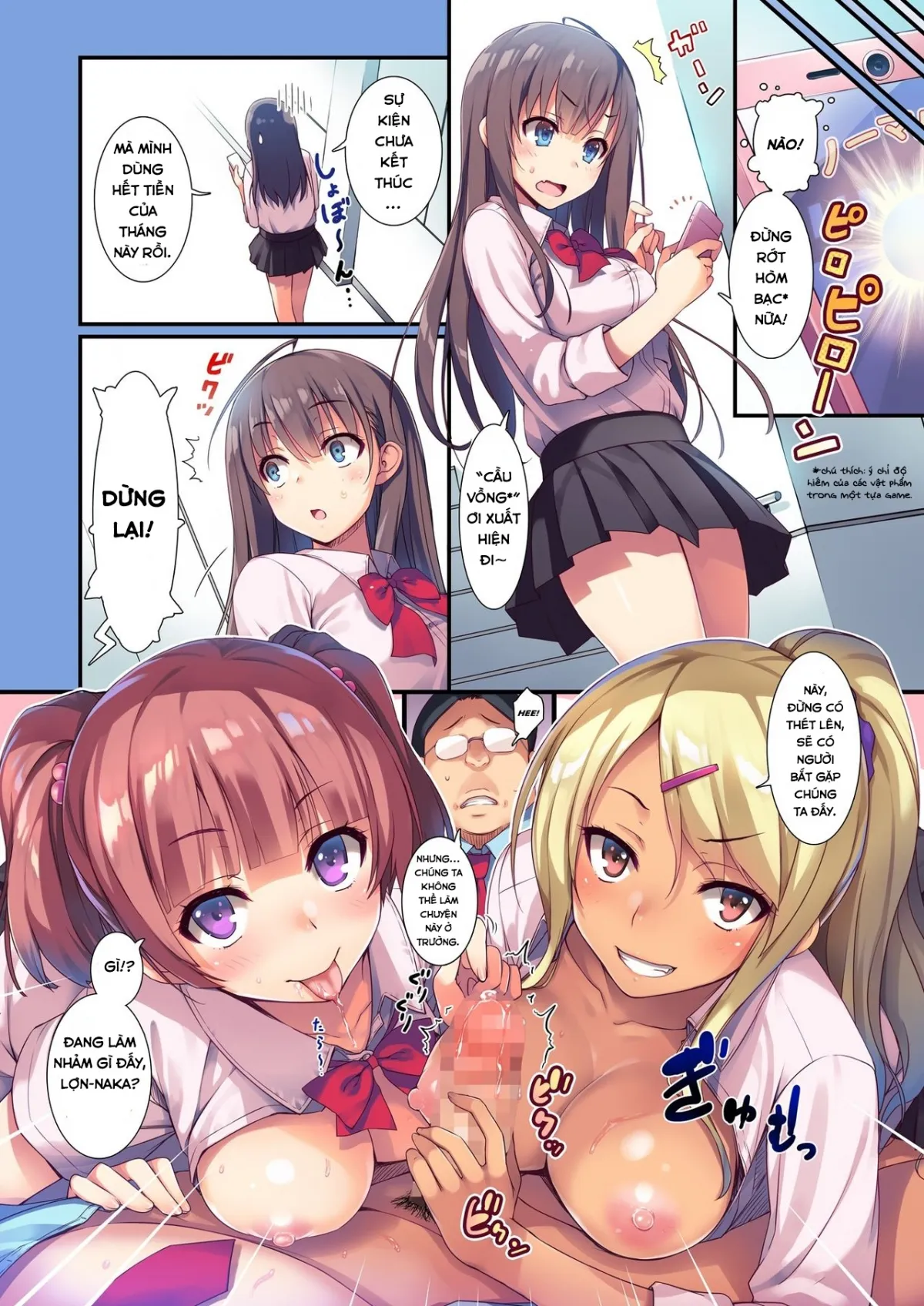 HentaiVN.net - Ảnh 4 - Phò chăm chỉ! [Enko-sei!+] - Chap 1.1