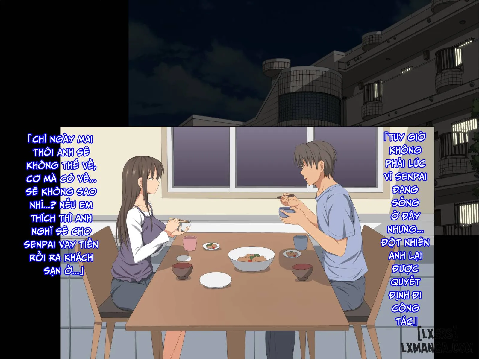 HentaiVN.net - Ảnh 48 - Senpai o Ie ni Isourou Saseteitara!! [Senpai O Ie Ni Isourou Saseteitara Itsunomanika Tsuma Ga Netorareteita Zenpen] - Oneshot