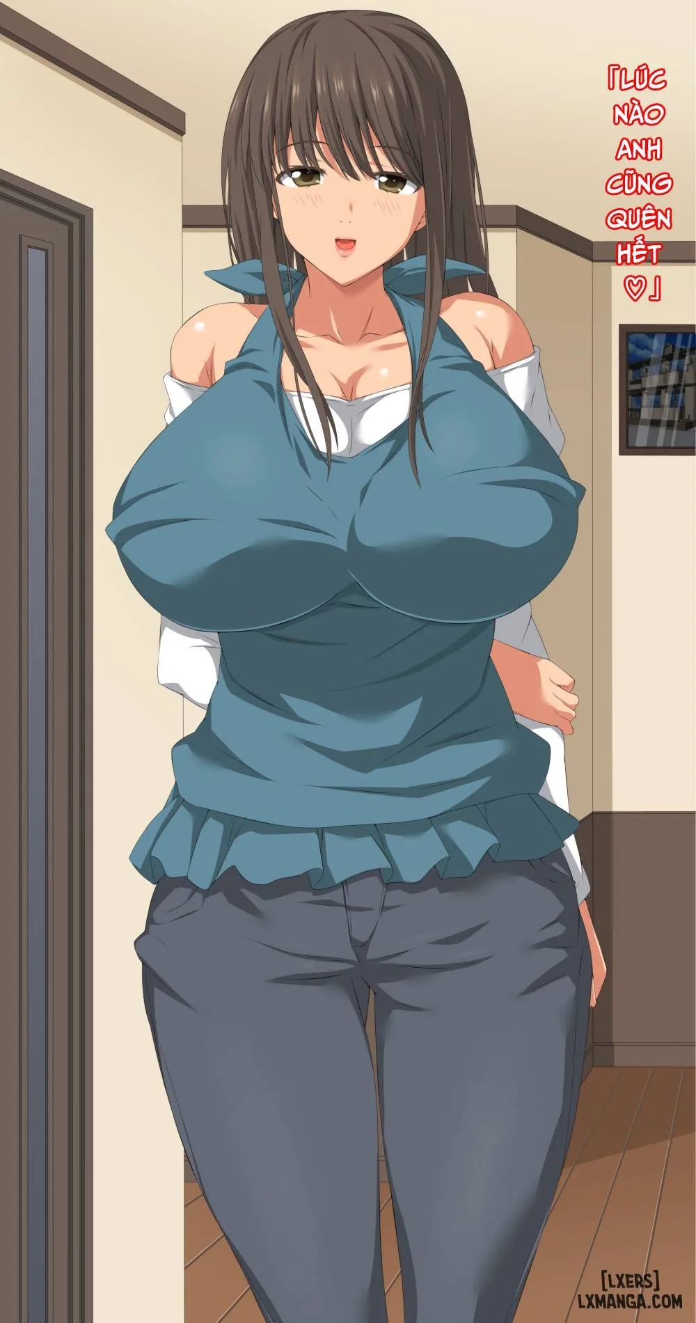 HentaiVN.net - Ảnh 4 - Senpai o Ie ni Isourou Saseteitara!! [Senpai O Ie Ni Isourou Saseteitara Itsunomanika Tsuma Ga Netorareteita Zenpen] - Oneshot