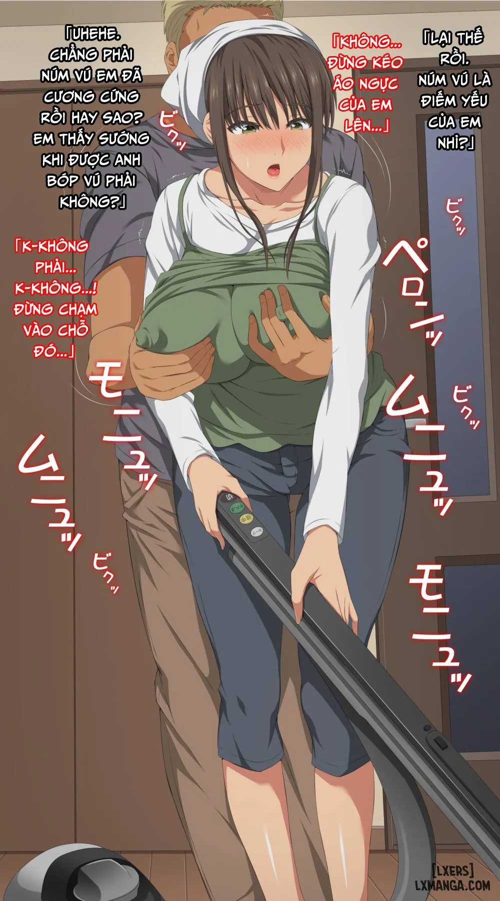 HentaiVN.net - Ảnh 54 - Senpai o Ie ni Isourou Saseteitara!! [Senpai O Ie Ni Isourou Saseteitara Itsunomanika Tsuma Ga Netorareteita Zenpen] - Oneshot