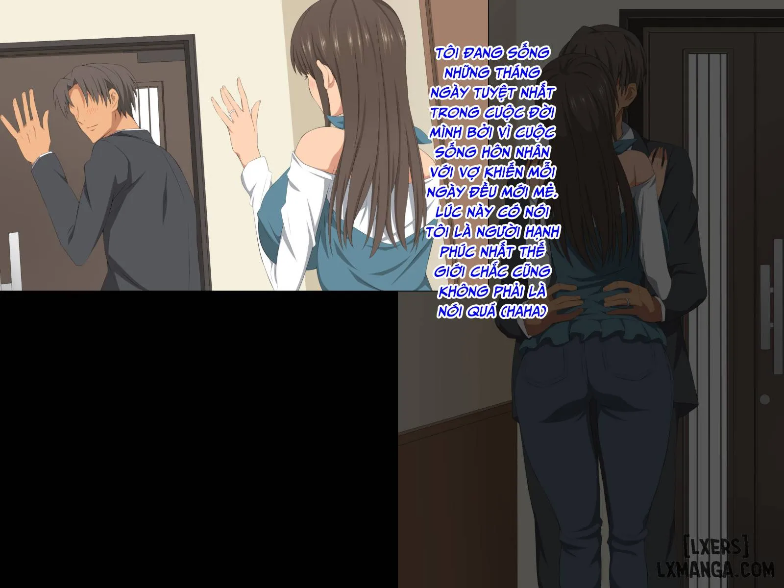 HentaiVN.net - Ảnh 6 - Senpai o Ie ni Isourou Saseteitara!! [Senpai O Ie Ni Isourou Saseteitara Itsunomanika Tsuma Ga Netorareteita Zenpen] - Oneshot