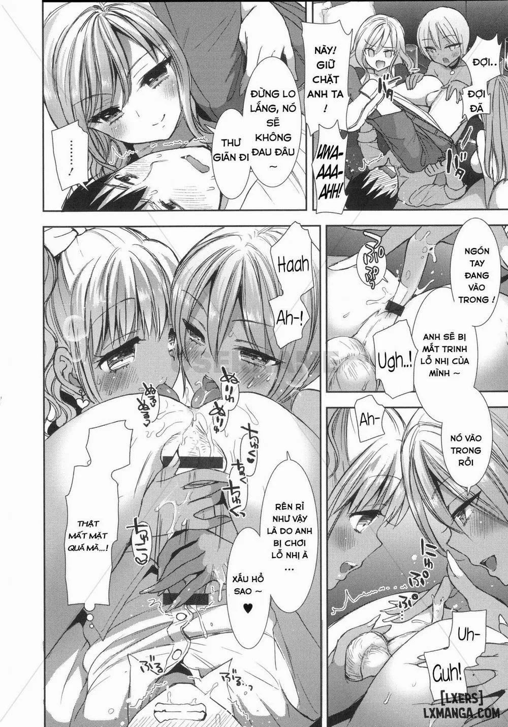 HentaiVN.net - Ảnh 10 - Shiro Kuro Royal - Chương 4