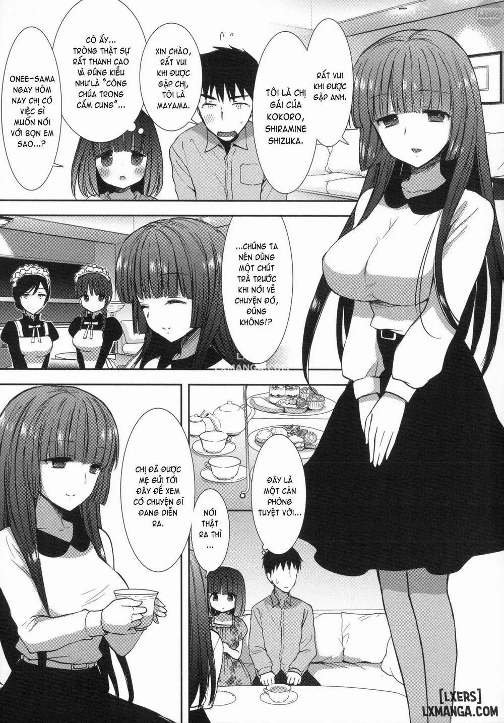 HentaiVN.net - Ảnh 8 - Shiro Kuro Royal - Chương 5